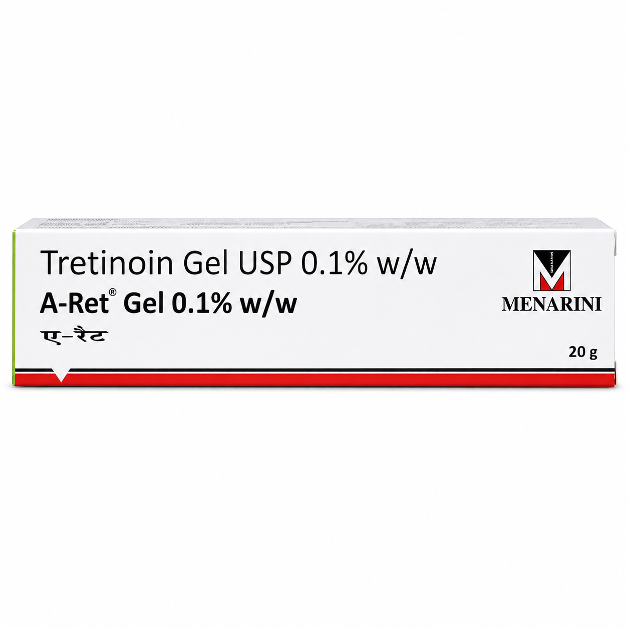 Tretinoin Gel USP A-Ret gel 0.1% - 20g
