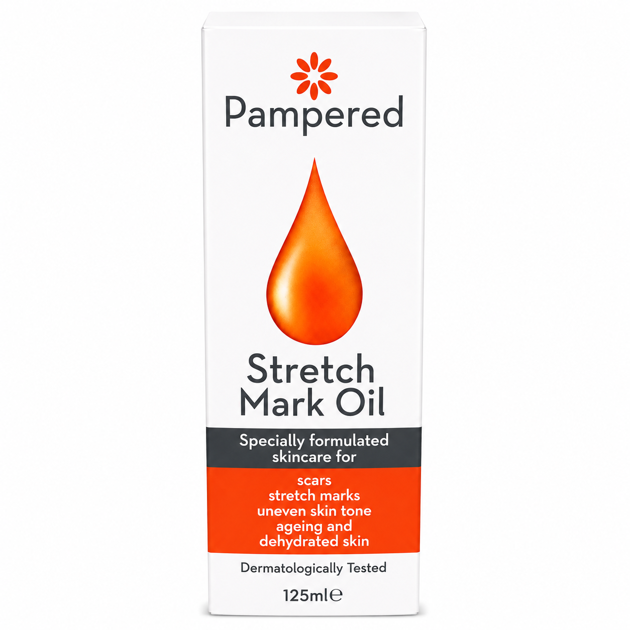 Pampered Stretch Mark Oil – 125ml