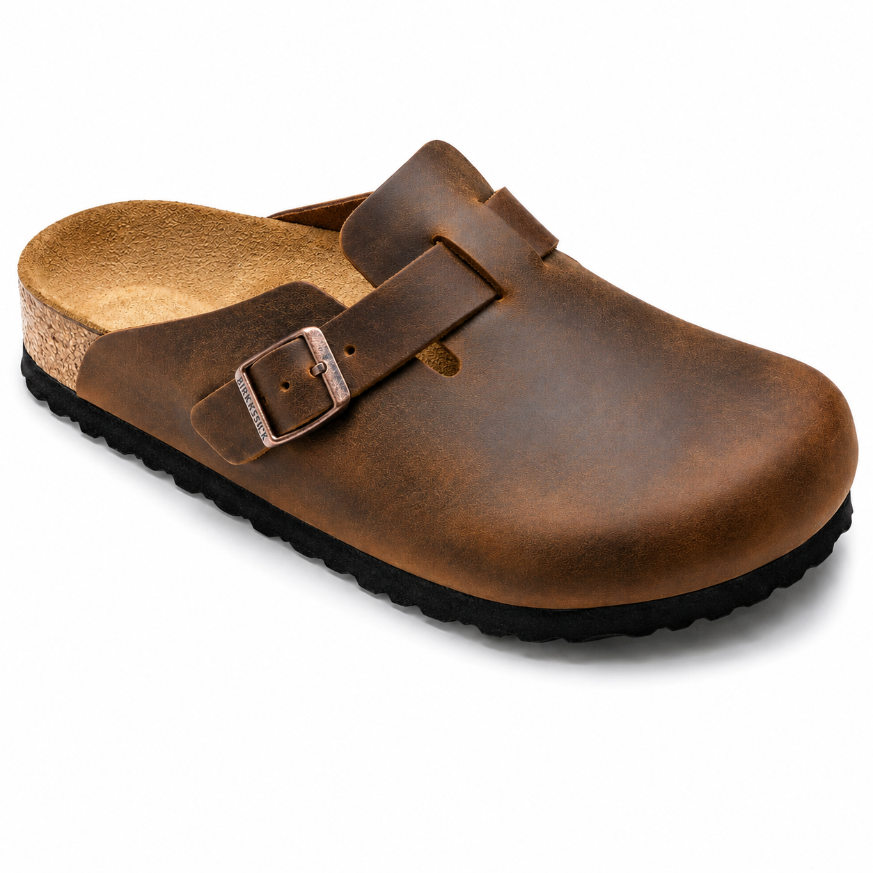 Birkenstock Boston Brown Leather Clogs